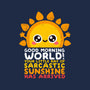 Sarcastic Sunshine-none drawstring bag-NemiMakeit