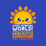Sarcastic Sunshine-none drawstring bag-NemiMakeit