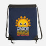 Sarcastic Sunshine-none drawstring bag-NemiMakeit