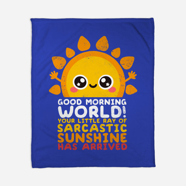 Sarcastic Sunshine-none fleece blanket-NemiMakeit