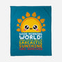 Sarcastic Sunshine-none fleece blanket-NemiMakeit