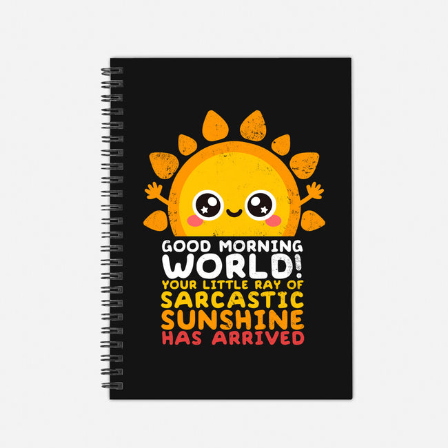 Sarcastic Sunshine-none dot grid notebook-NemiMakeit