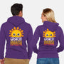 Sarcastic Sunshine-unisex zip-up sweatshirt-NemiMakeit