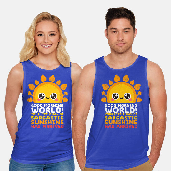 Sarcastic Sunshine-unisex basic tank-NemiMakeit