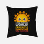 Sarcastic Sunshine-none removable cover w insert throw pillow-NemiMakeit