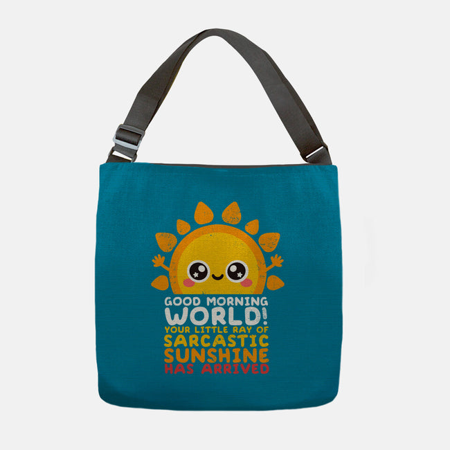 Sarcastic Sunshine-none adjustable tote-NemiMakeit