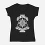 Ad Astra Abyssoque-womens v-neck tee-Logozaste