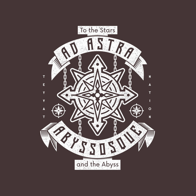 Ad Astra Abyssoque-none stretched canvas-Logozaste