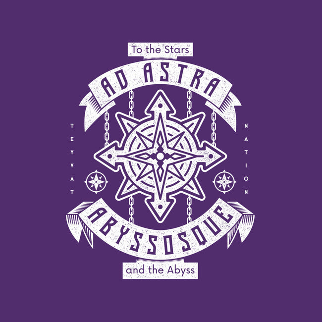 Ad Astra Abyssoque-none stretched canvas-Logozaste