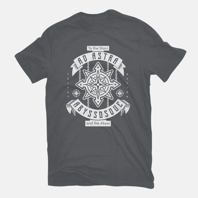 Ad Astra Abyssoque-mens basic tee-Logozaste