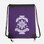 Ad Astra Abyssoque-none drawstring bag-Logozaste
