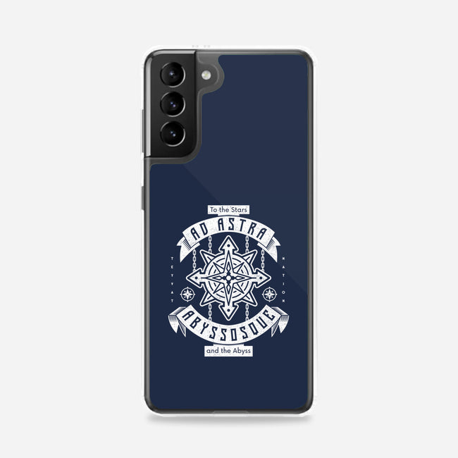 Ad Astra Abyssoque-samsung snap phone case-Logozaste