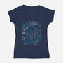 My Minimal Hero-womens v-neck tee-CoD Designs