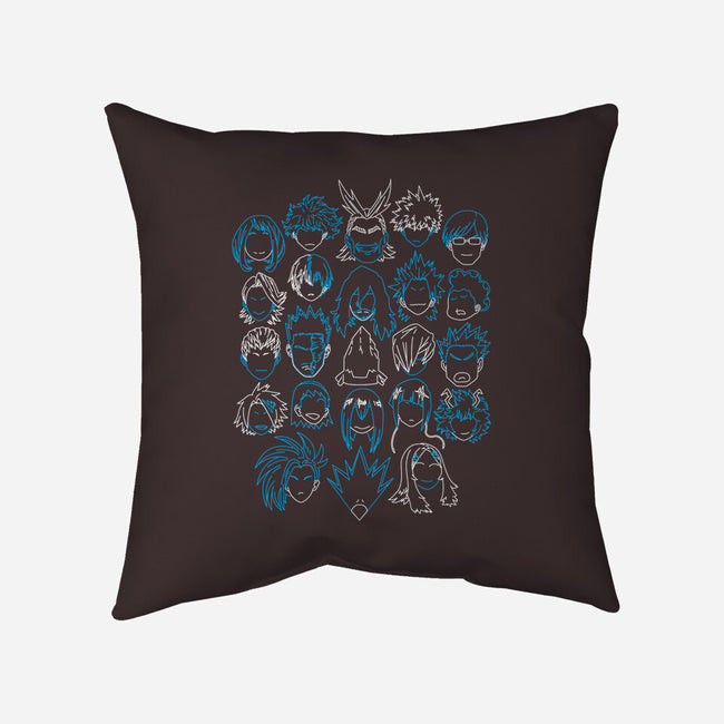 My Minimal Hero-none removable cover w insert throw pillow-CoD Designs
