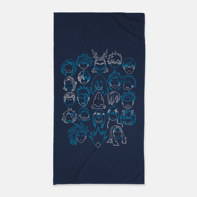 My Minimal Hero-none beach towel-CoD Designs