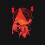 Red Pyramid Thing-womens v-neck tee-SwensonaDesigns