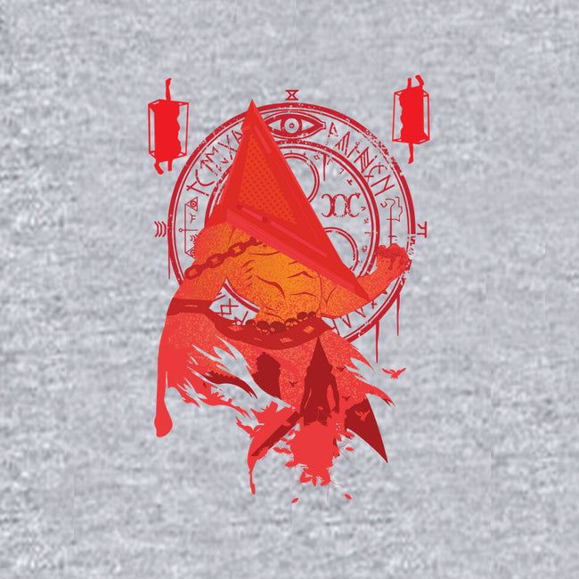 Red Pyramid Thing-womens basic tee-SwensonaDesigns