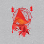 Red Pyramid Thing-womens v-neck tee-SwensonaDesigns