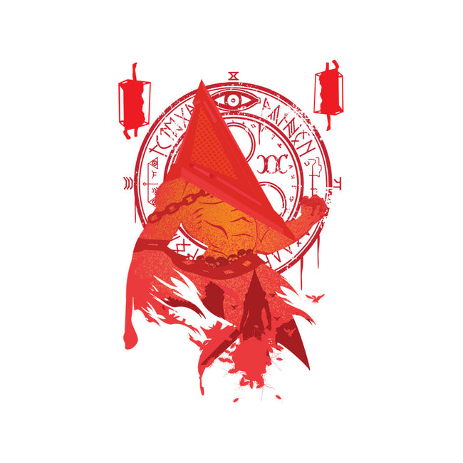 Red Pyramid Thing-womens fitted tee-SwensonaDesigns