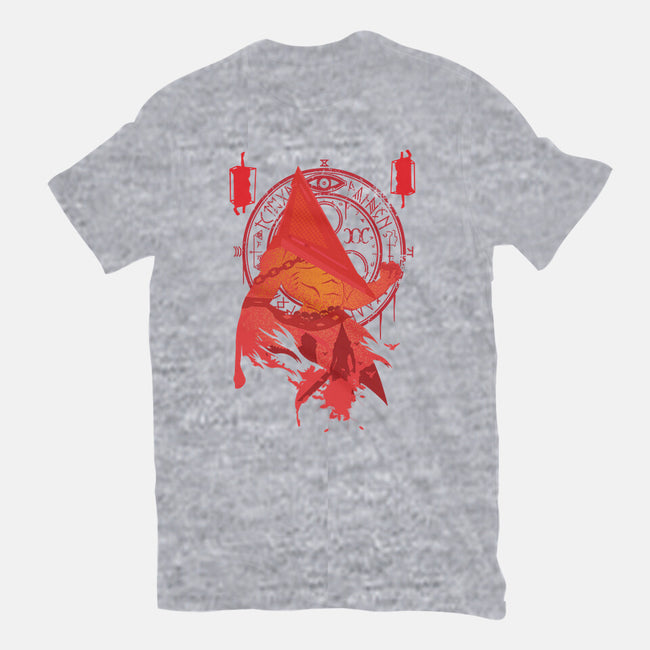 Red Pyramid Thing-womens basic tee-SwensonaDesigns