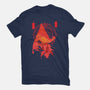 Red Pyramid Thing-unisex basic tee-SwensonaDesigns