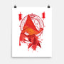 Red Pyramid Thing-none matte poster-SwensonaDesigns