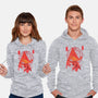 Red Pyramid Thing-unisex pullover sweatshirt-SwensonaDesigns
