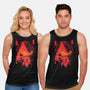 Red Pyramid Thing-unisex basic tank-SwensonaDesigns