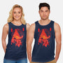 Red Pyramid Thing-unisex basic tank-SwensonaDesigns