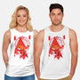 Red Pyramid Thing-unisex basic tank-SwensonaDesigns