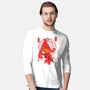 Red Pyramid Thing-mens long sleeved tee-SwensonaDesigns