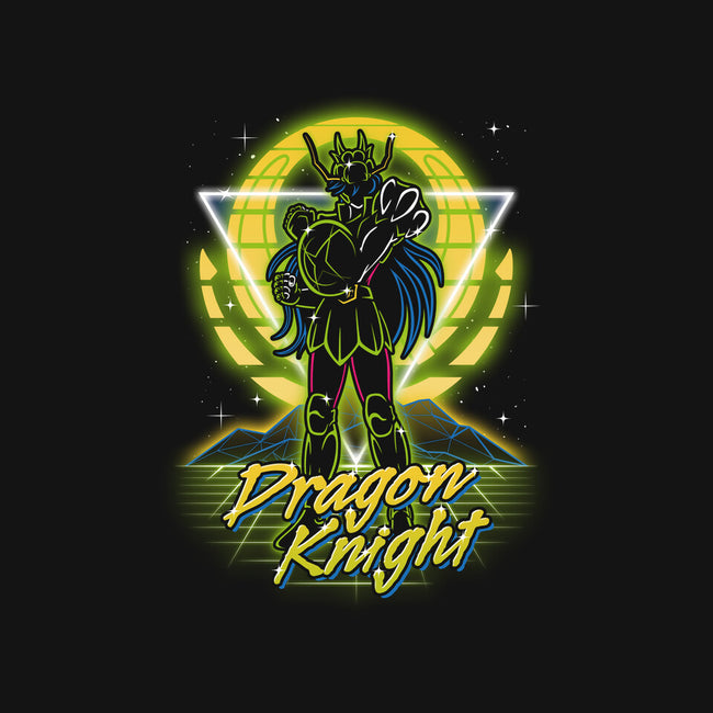 Retro Dragon Knight-womens racerback tank-Olipop