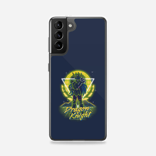 Retro Dragon Knight-samsung snap phone case-Olipop