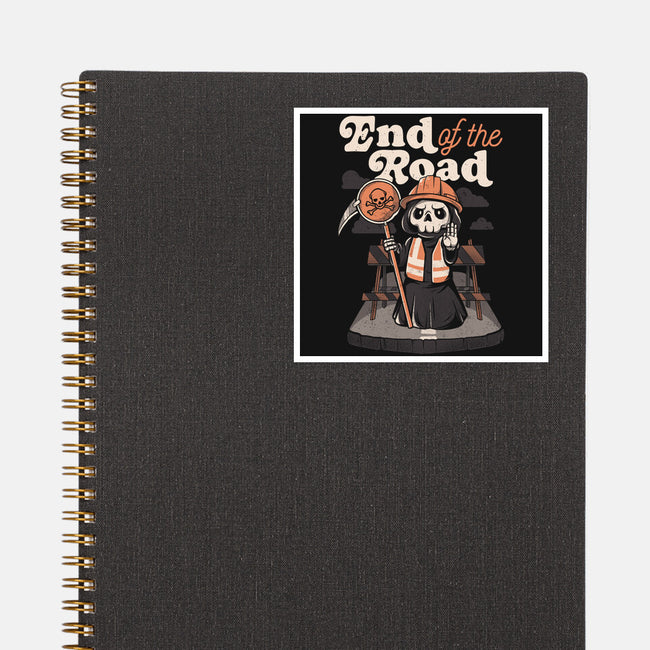 End Of The Road-none glossy sticker-eduely