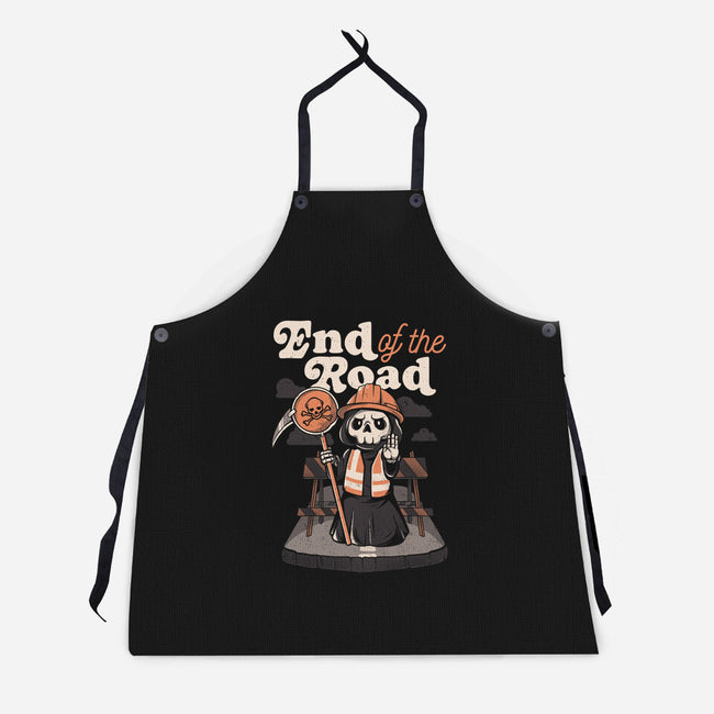 End Of The Road-unisex kitchen apron-eduely