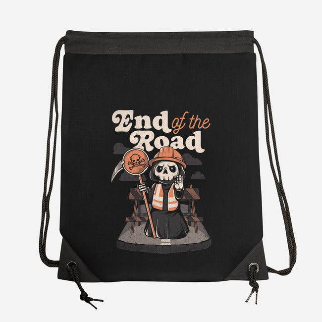 End Of The Road-none drawstring bag-eduely