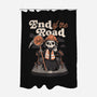 End Of The Road-none polyester shower curtain-eduely