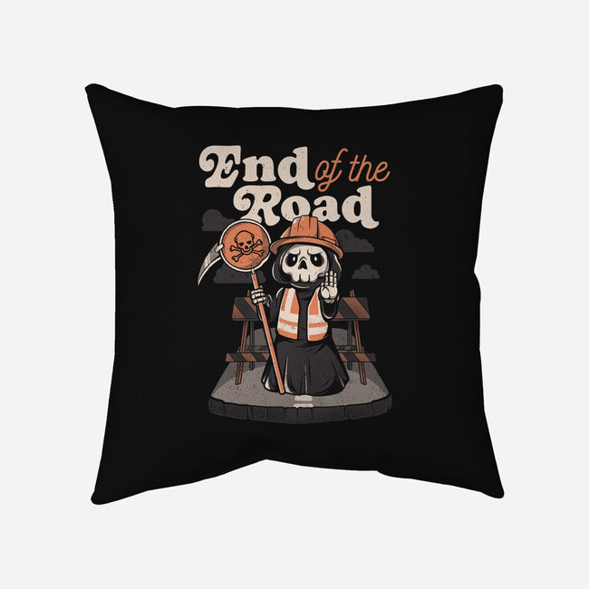 End Of The Road-none removable cover w insert throw pillow-eduely