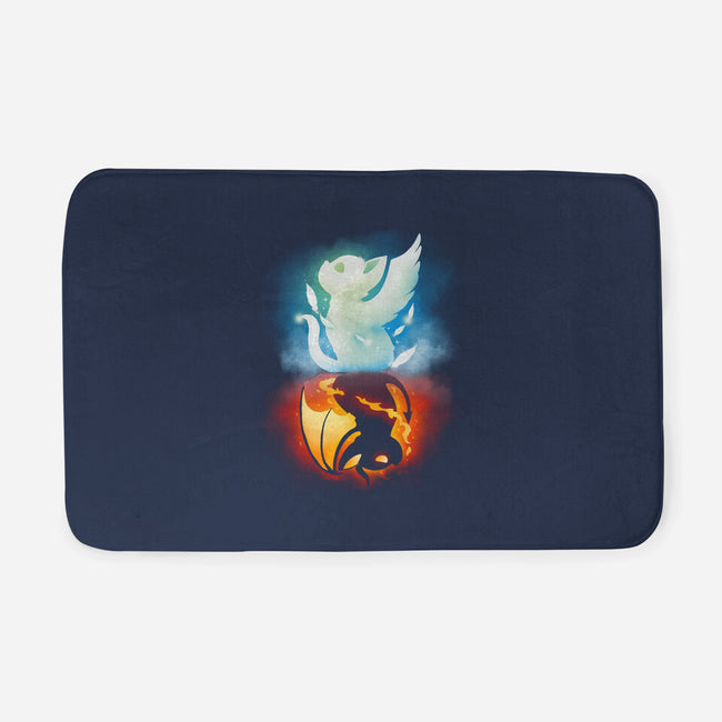Angel Devil Cat-none memory foam bath mat-Vallina84