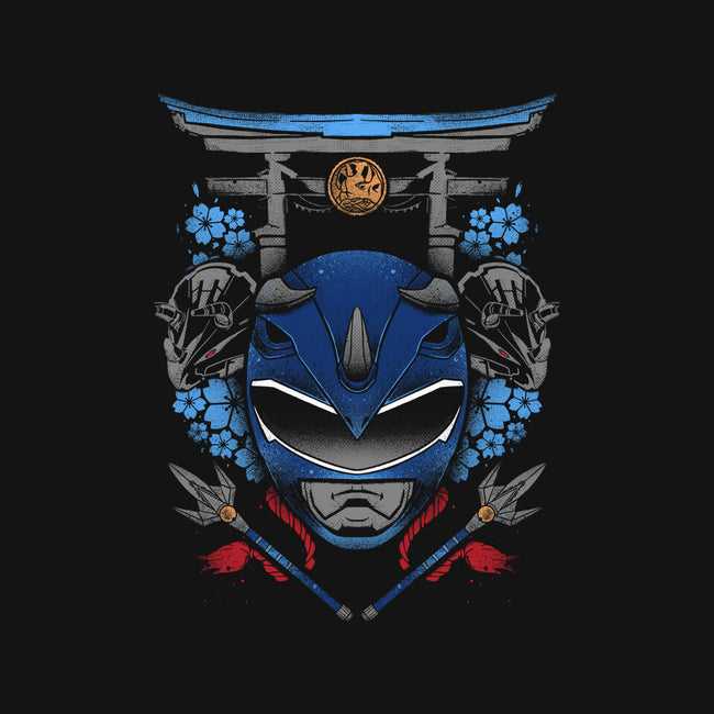 Blue Ranger-none removable cover w insert throw pillow-RamenBoy