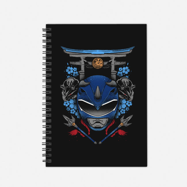 Blue Ranger-none dot grid notebook-RamenBoy