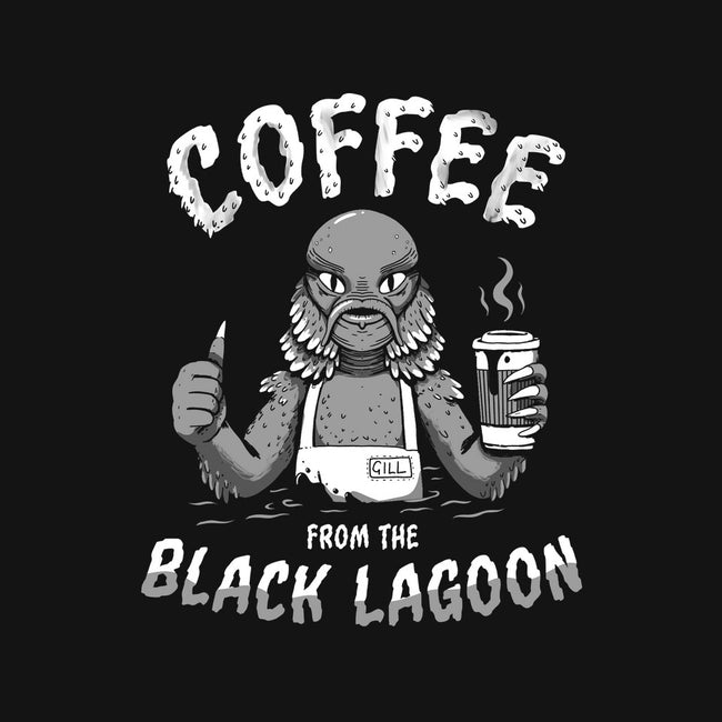Coffee From The Black Lagoon-youth basic tee-8BitHobo