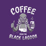 Coffee From The Black Lagoon-womens racerback tank-8BitHobo