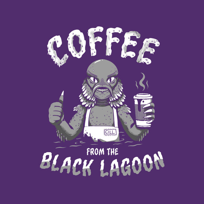 Coffee From The Black Lagoon-none dot grid notebook-8BitHobo