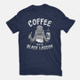Coffee From The Black Lagoon-youth basic tee-8BitHobo