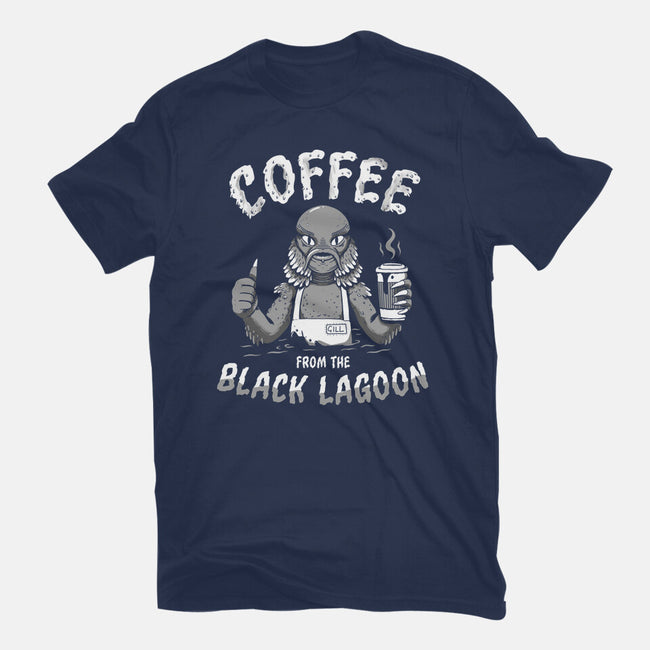 Coffee From The Black Lagoon-mens premium tee-8BitHobo