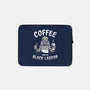 Coffee From The Black Lagoon-none zippered laptop sleeve-8BitHobo