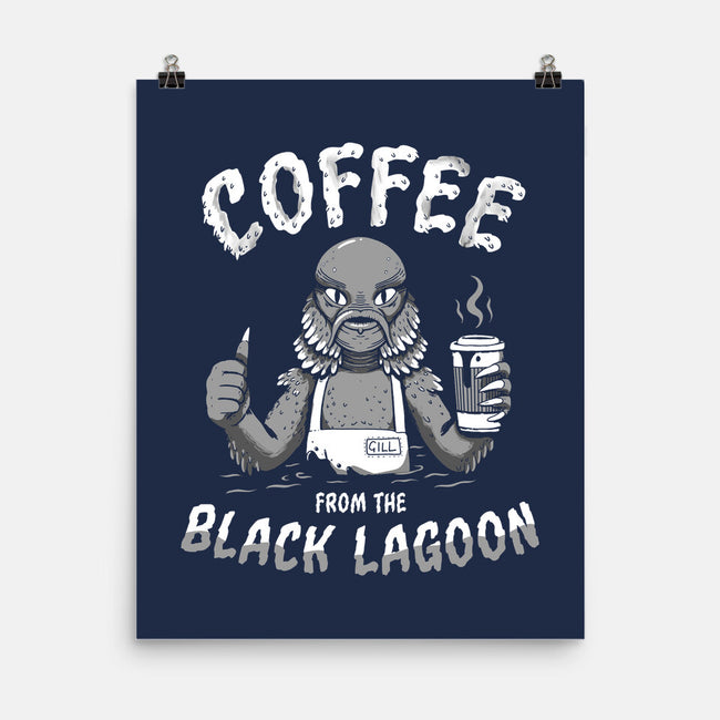Coffee From The Black Lagoon-none matte poster-8BitHobo