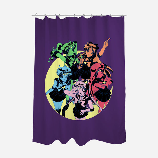 Sailor Colors-none polyester shower curtain-Jelly89