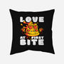 Love Bite-none removable cover throw pillow-estudiofitas